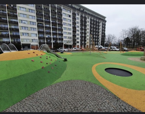 Dětské hřiště - Cihlářská čtvrť