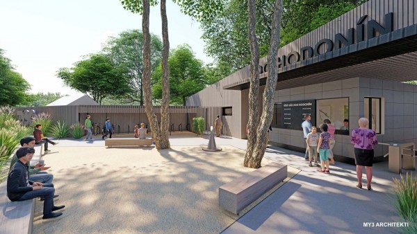 V Zoo Hodonín začala výstavba nového vstupního objektu