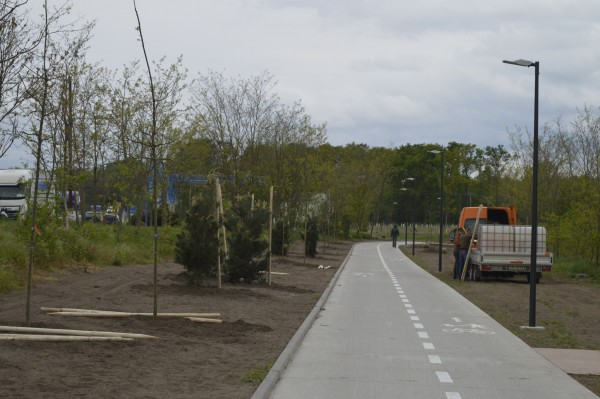 Stezku na Velkomoravské ulici oživí nová výsadba