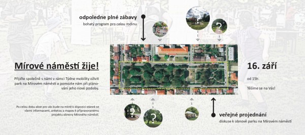 Veřejné setkání k obnově Mírového náměstí