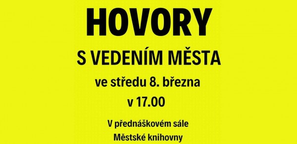 Hovory s vedením města