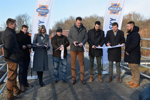 Lávka pro pěší přes I/55