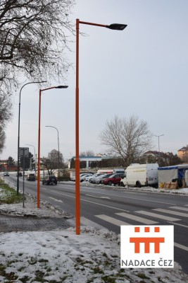 Ve městě vznikl nový oranžový přechod