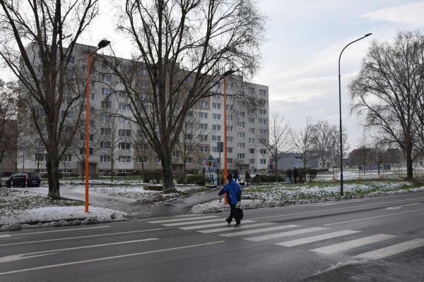 Ve městě vznikl nový oranžový přechod