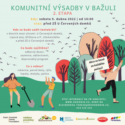 Komunitní výsadby v Bažuli