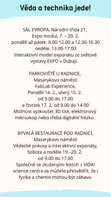 Vědecko–technická show a exponát spojující vesmír s nanosvětem