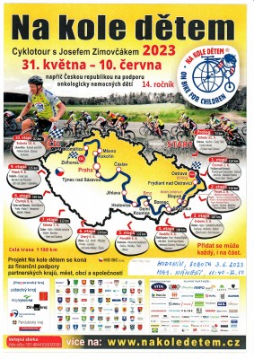 Na kole dětem v Hodoníně