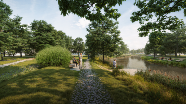 Vítězný návrh - vizualizace