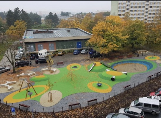 Dětské hřiště - Cihlářská čtvrť