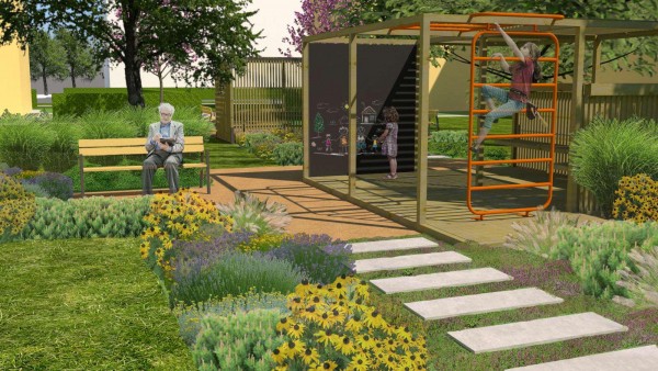 Obnova veřejného prostranství lokality I. Olbrachta a J. Suka v Hodoníně