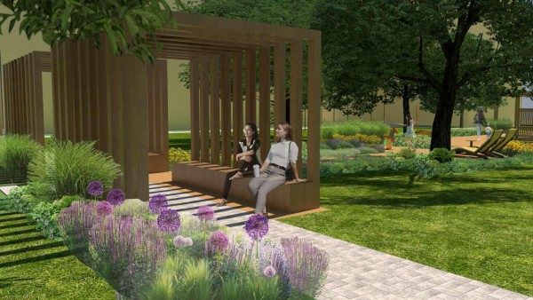 Obnova veřejného prostranství lokality I. Olbrachta a J. Suka v Hodoníně