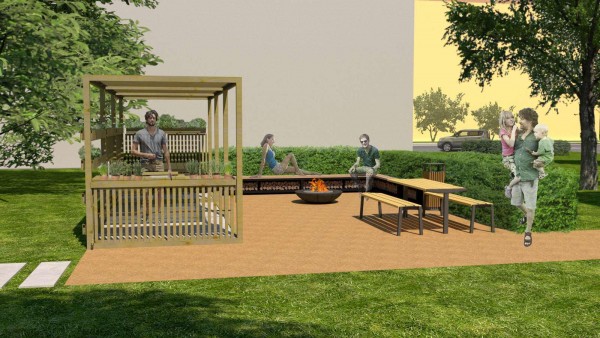 Obnova veřejného prostranství lokality I. Olbrachta a J. Suka v Hodoníně