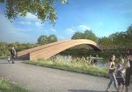 Lávka přes slepé rameno Staré Moravy