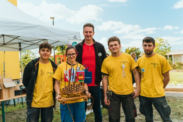 Vítězný tým se starostou města Hodonín