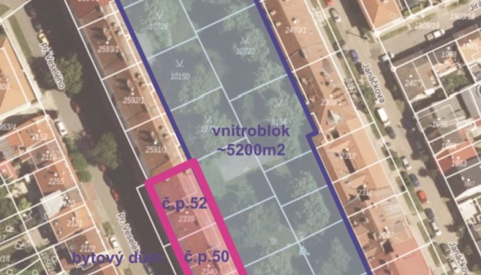 Přestavba bytového domu Pravoslava Veselého