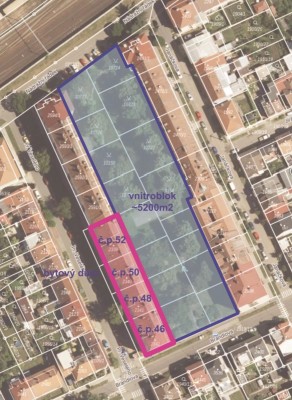 Pr. Veselého 46, 48, 50, 52