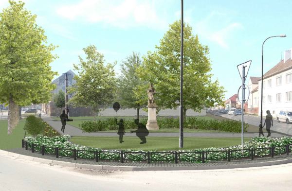 rozvržení parku dle projektové dokumentace