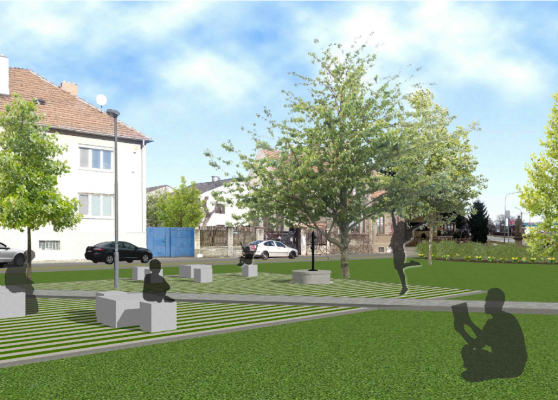 rozvržení parku dle projektové dokumentace